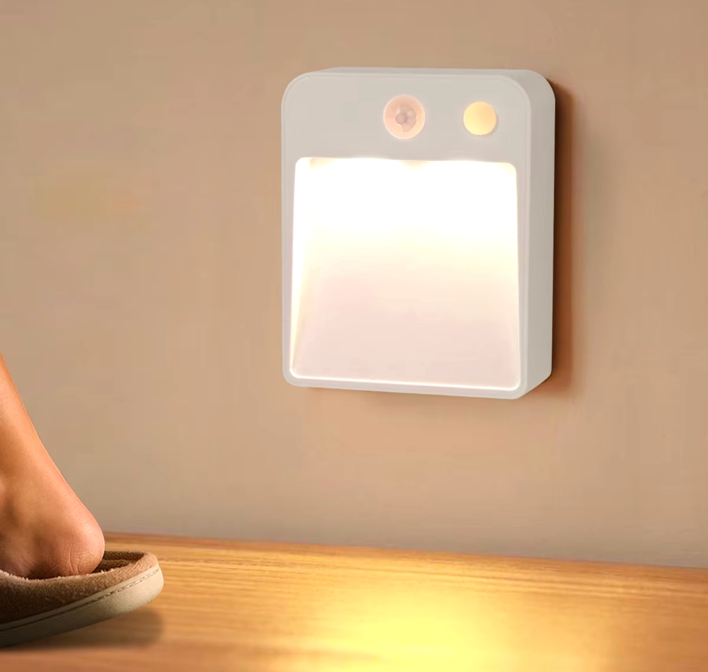 Luz led con sensor